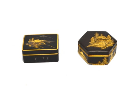 Two Japanese Komai Boxes