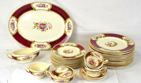 39 Pcs Myott Staffordshire Porcelain Dinnerware