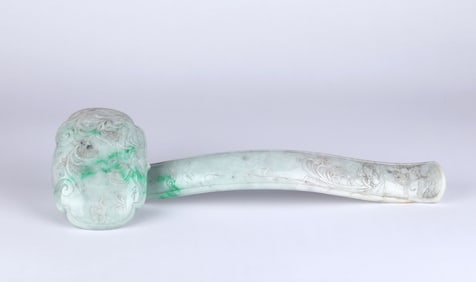 A Jadeite Ruyi Scepter