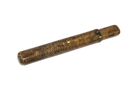 A Shagreen Pipe Holder