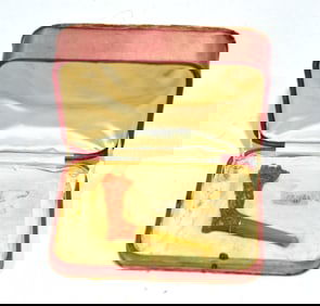 An Antique Man Face Coral Pipe