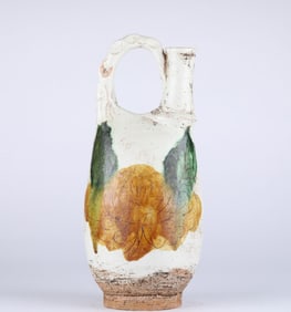 A Sancai Glazed Pitcher