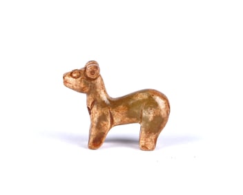 An Archaic Brown Jade of Dog