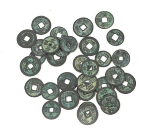 A Large Group of Chinese Bronze Coins