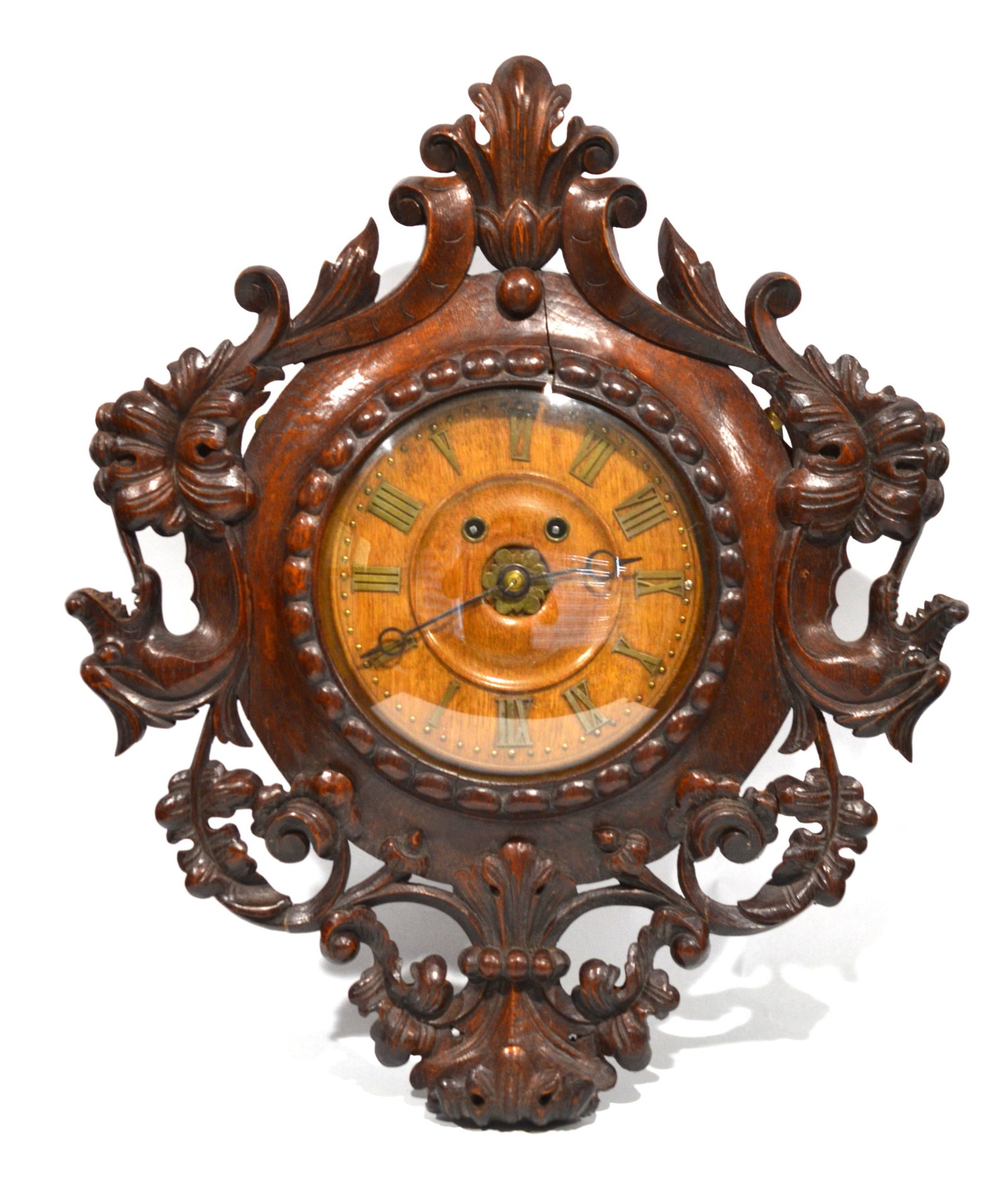 Black Forest Double Dragons Wall Clock (1 of 12)
