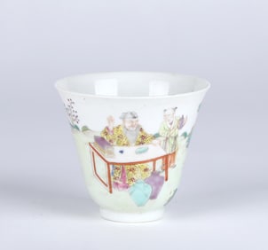 Chinese Famille Rose Wine Cup