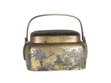 Fine Chinese Bronze Hand Warmer