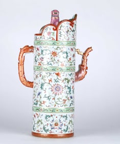 Chinese Famille Rose Pitcher