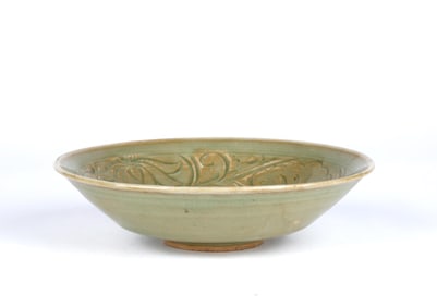 Chinese Carved Celadon Bowl