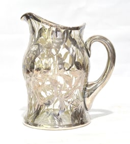 Silver Overlay Pitcher