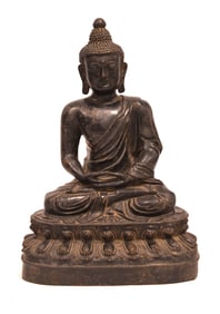 A Chinese Bronze Buddha Figure