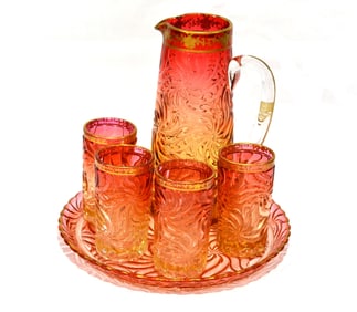 Six Pcs of  Baccarat Decanter Set