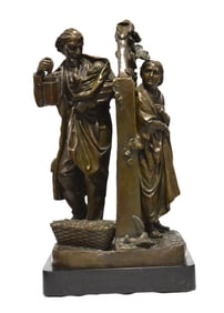 Bronze Sculpture of" The Foundling" by John Rogers