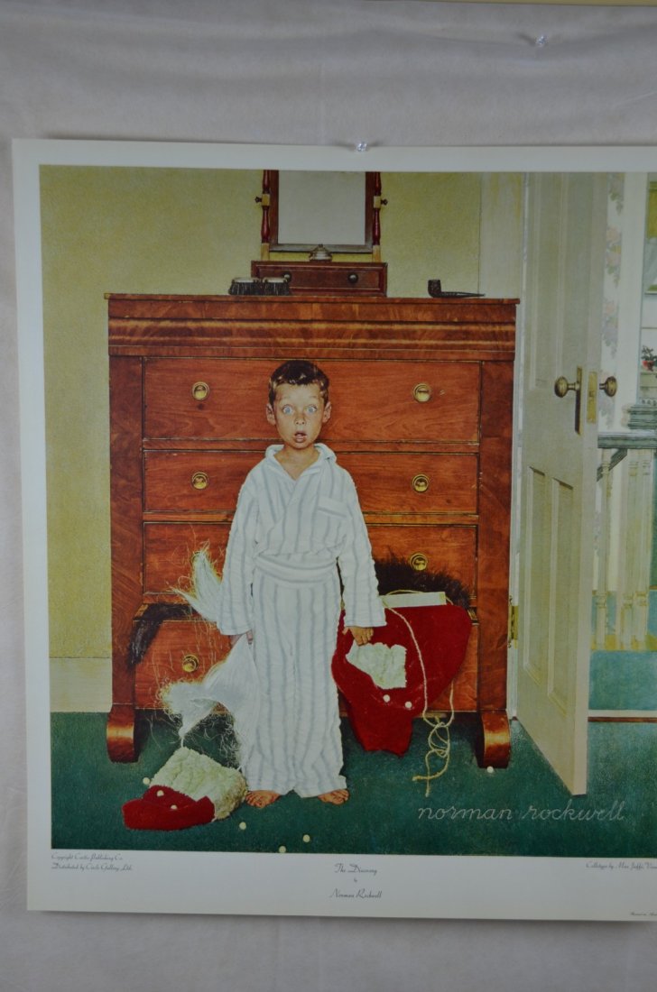 Norman Rockwell, "The Discovery", Collotype, 1956: Norman Rockwell, "The Discovery", 1956 collotype. Image:31"x28"