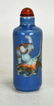 Chinese Blue Glazed Porcelain Snuff Bottle