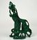 Chinese Carved Malachite Lady With Basket of Fish - 2