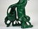Chinese Carved Malachite Lady With Basket of Fish - 3
