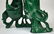 Chinese Carved Malachite Lady With Basket of Fish - 5