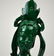 Chinese Carved Malachite Lady With Basket of Fish - 7