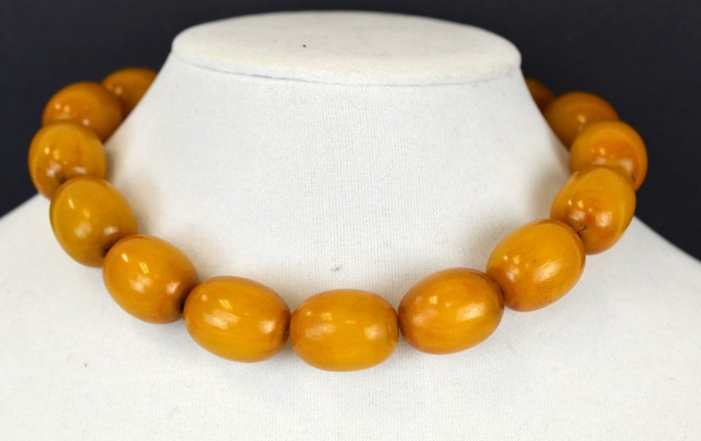 Large Chinese Butterscotch Amber Beads  100g (1 of 5)