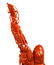 Chinese Carved Coral Fisherman Figure on Stand - 9