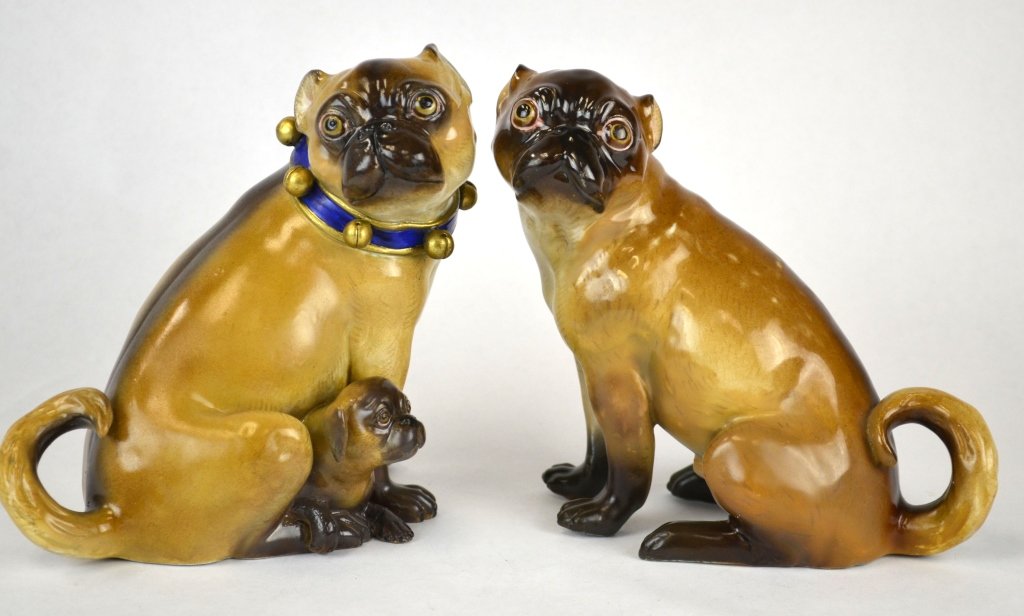 Pr Meissen Porcelain Dogs (1 of 10)