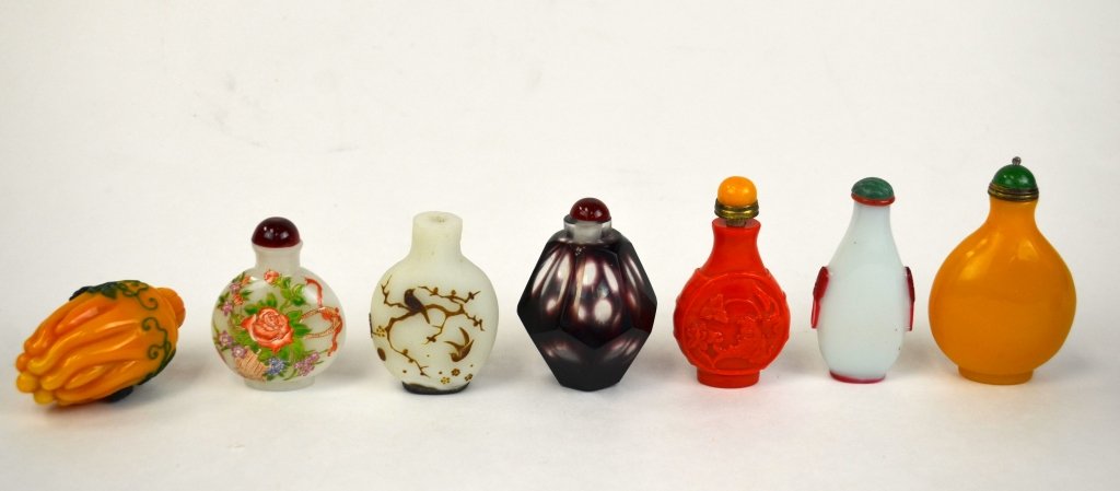 Seven Chinese Snuff Bottles (1 of 7)