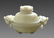 17/18 Cen.Chinese Tripod White Jade Covered Censer