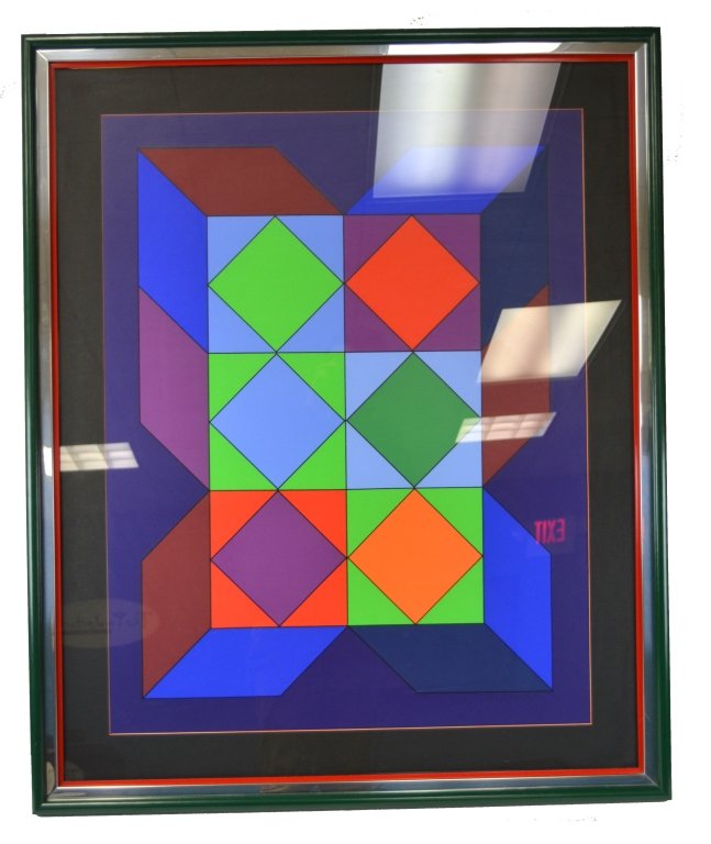 Victor Vasarely " Silkscreen" 133/150 (1 of 7)
