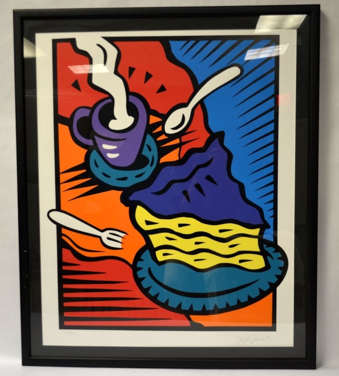 Artist Signed Limited Edition Lithograph "Cake" (1 of 7)