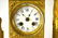 Empire French Gilt Bronze Clock with Lady - 3