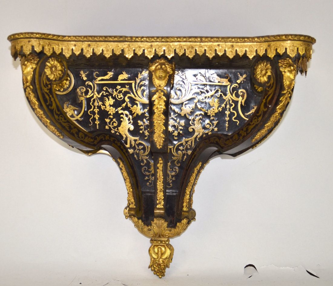 Gilt Bronze Bullet Wall Brasket 19th Century French (1 of 8)