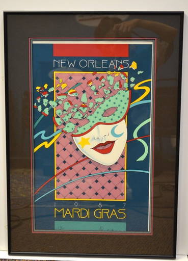 1987 mardi gras poster