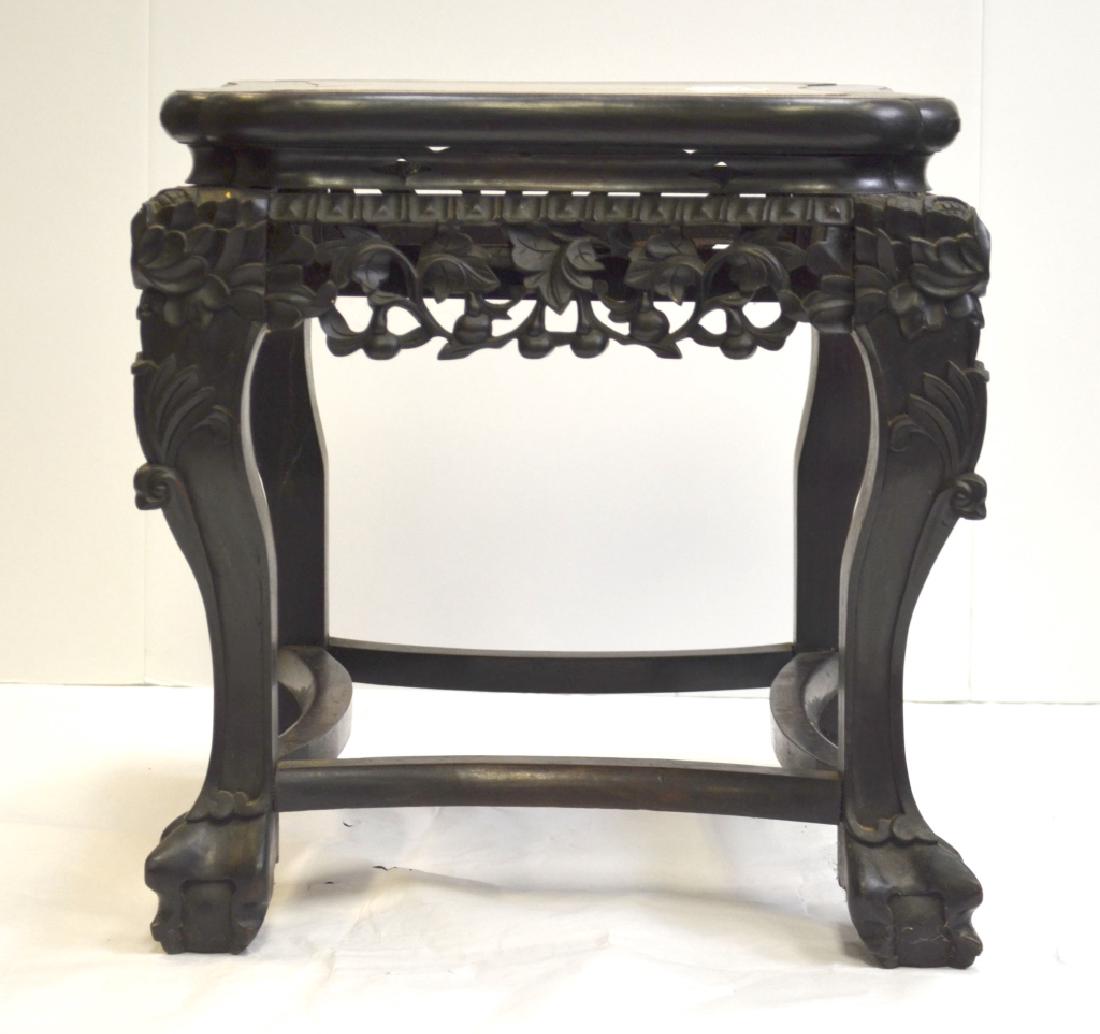 Chinese Stool with Marble Top (1 of 7)