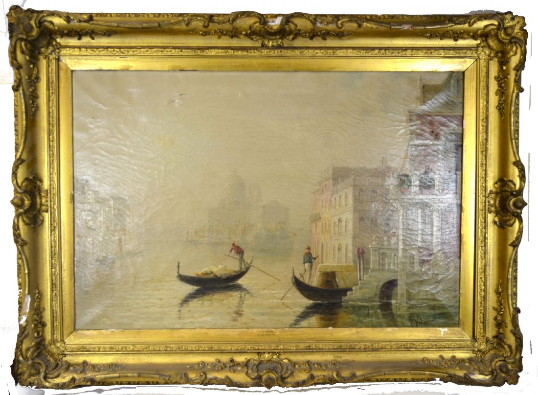 Framed painting Boat May (1 of 8)