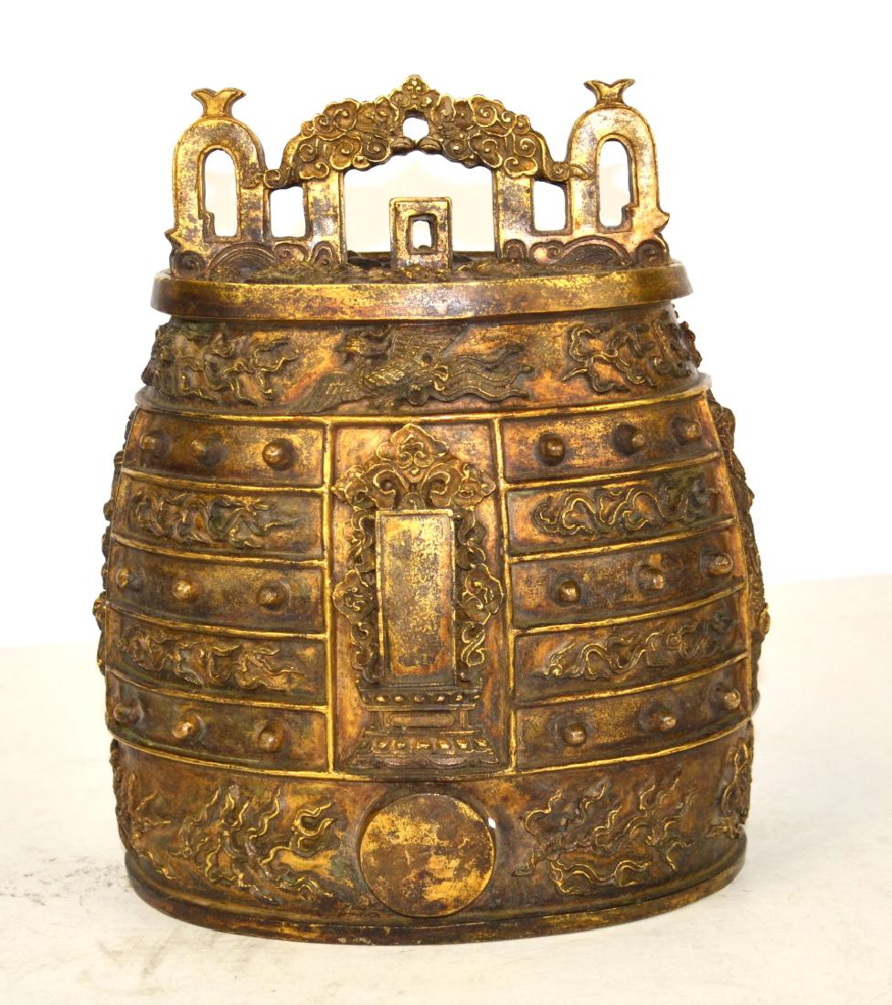 19/20th Cen. Chinese Bronze Ritual Bell (1 of 10)