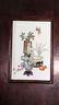Pr Chinese Wood Framed Porcelain Plaque Panels - 15