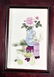 Pr Chinese Wood Framed Porcelain Plaque Panels - 16