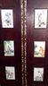 Pr Chinese Wood Framed Porcelain Plaque Panels - 17