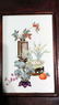 Pr Chinese Wood Framed Porcelain Plaque Panels - 5