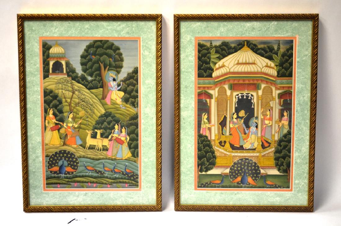 Two Framed India Paintings (1 of 10)