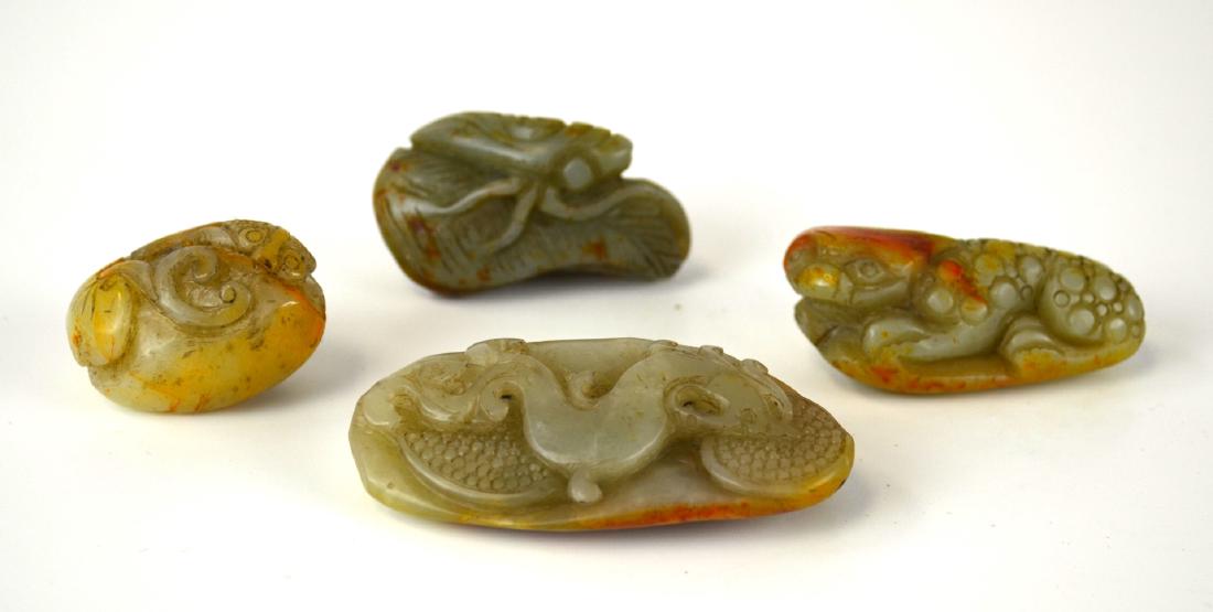 Four Chinese Jade Carvings (1 of 9)