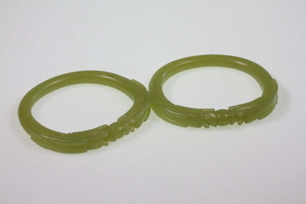 A Pair of Chinese Jade Bangles (1 of 4)