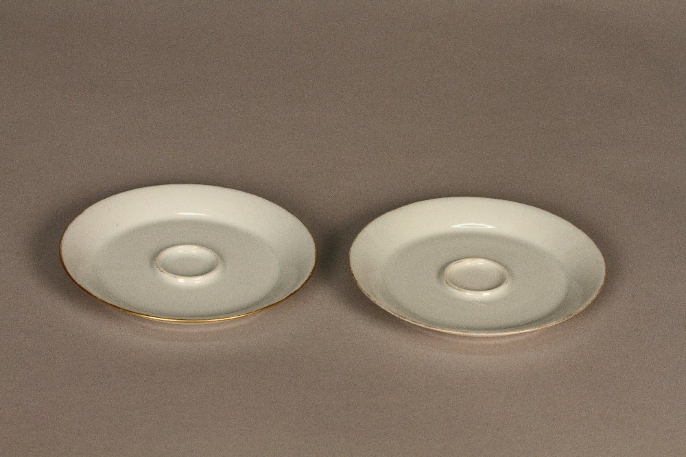 A Pair of Chinese Blanc de Chine Tea Bowl Saucers (1 of 5)