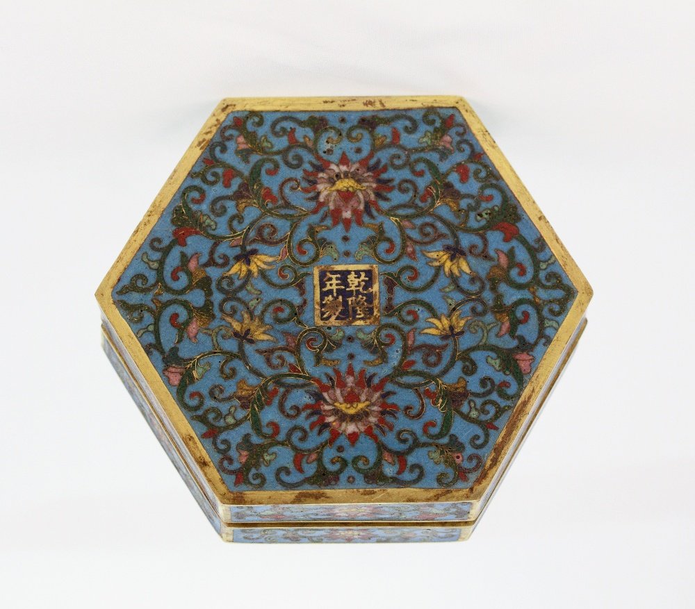 Chinese Cloisonne Box and Cover (1 of 3)