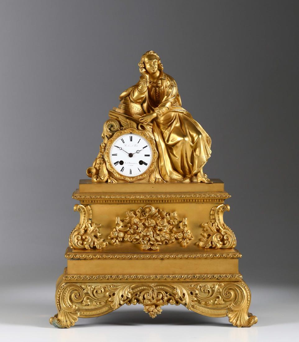 Due pendole da tavolo Luigi Filippo, Francia XIX (1 of 7)