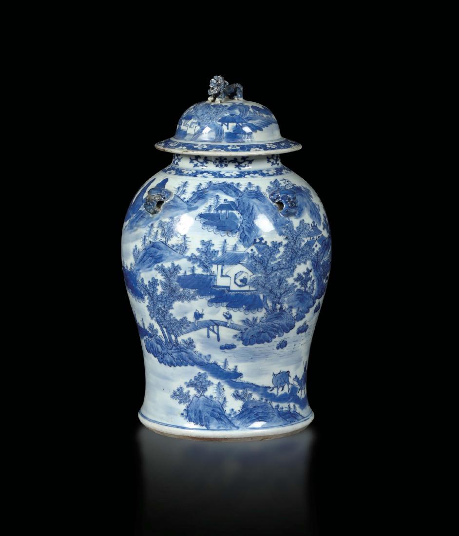 A vase with a scenery, China, Qing dynasty, 19th (1 of 1)