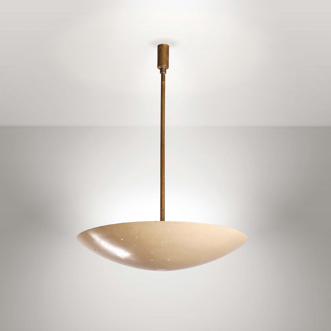 Lampada a sospensione con ri ettore in metallo laccato (1 of 1)