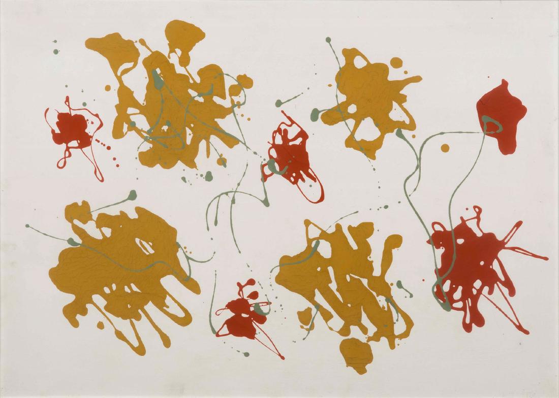 Giulio Turcato (1912-1995), Senza titolo: olio su tela, cm 50x70,5 Opera registrata presso lâ€™Archivio Giulio Turcato, a cura di Ettore Caruso, con il n. D.244621381210