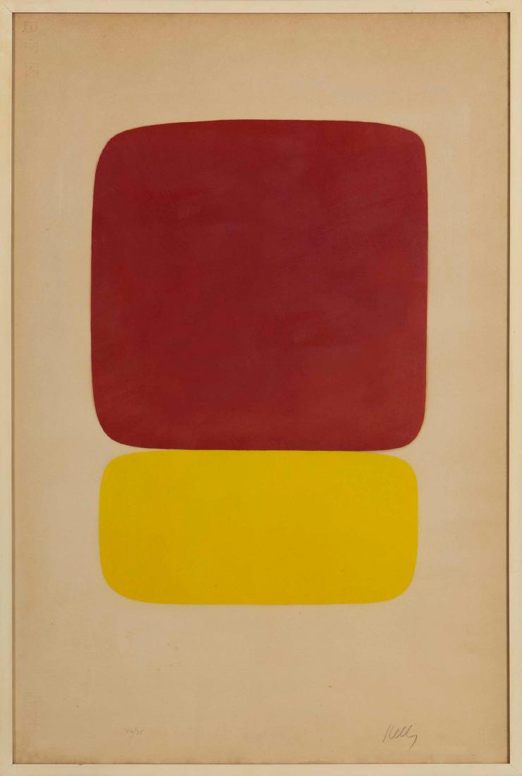 Ellsworth Kelly (1923-2015), Rouge sur jaune clair (1 of 3)